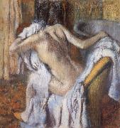 Germain Hilaire Edgard Degas After the Bath,Woman Drying Herself oil on canvas